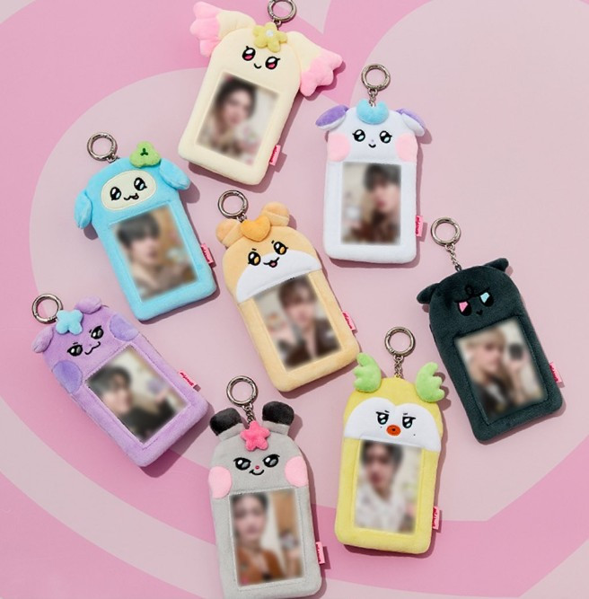 ATEEZ - 'MIGHTEEZ' POP UP MD : PHOTO CARD HOLDER PLUSH KEYRING